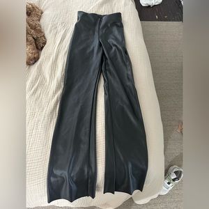 Skims leather pants in onx. Never worn. Tags still attached.